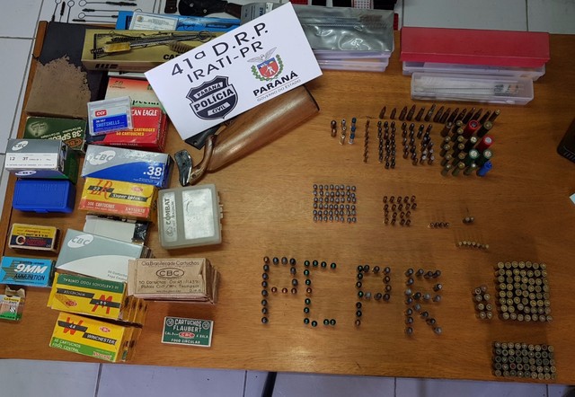  Homem é preso por posse de munição de uso restrito em Irati