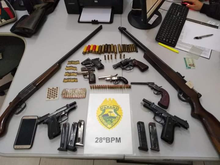  PM prende três prende três homens envolvidos com comércio ilegal de armas em Palmeira