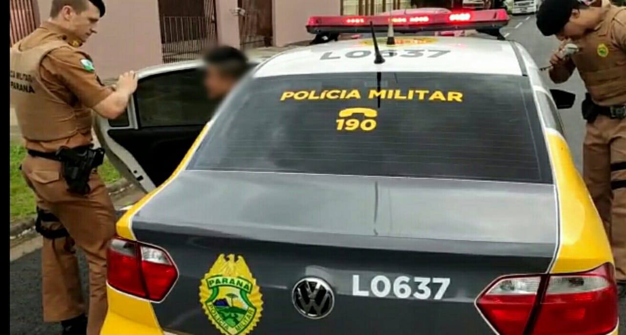  PM prende autor de roubo a loja em São Mateus do Sul