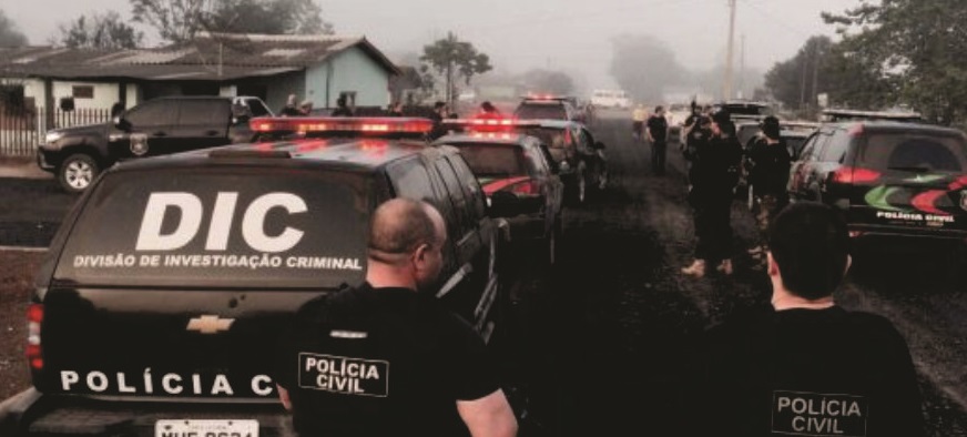  Operação na região mobiliza mais de 100 policiais. DIC de Porto União prendeu dois homens