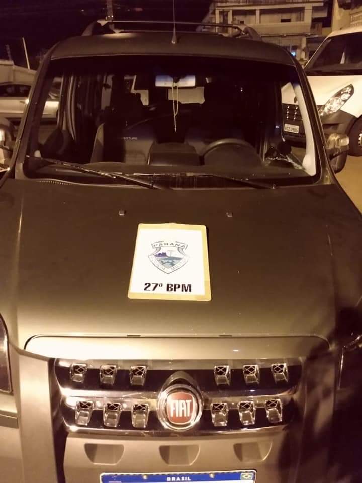  Veículo roubado em União da Vitória é recuperado pela PM