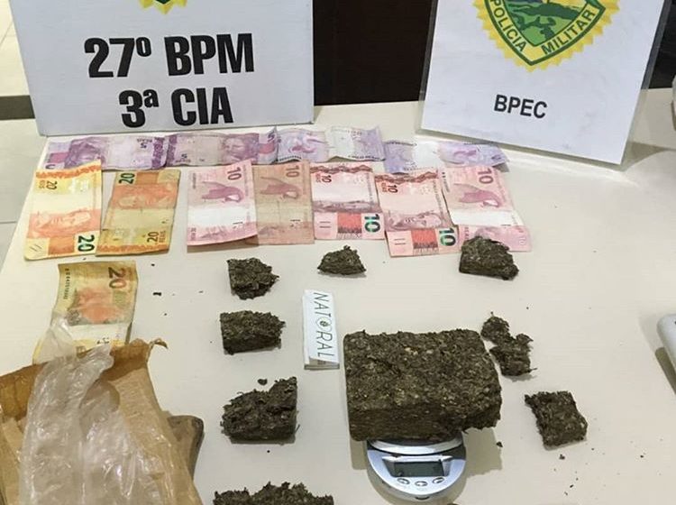  Trio é detido por tráfico de drogas em São Mateus do Sul