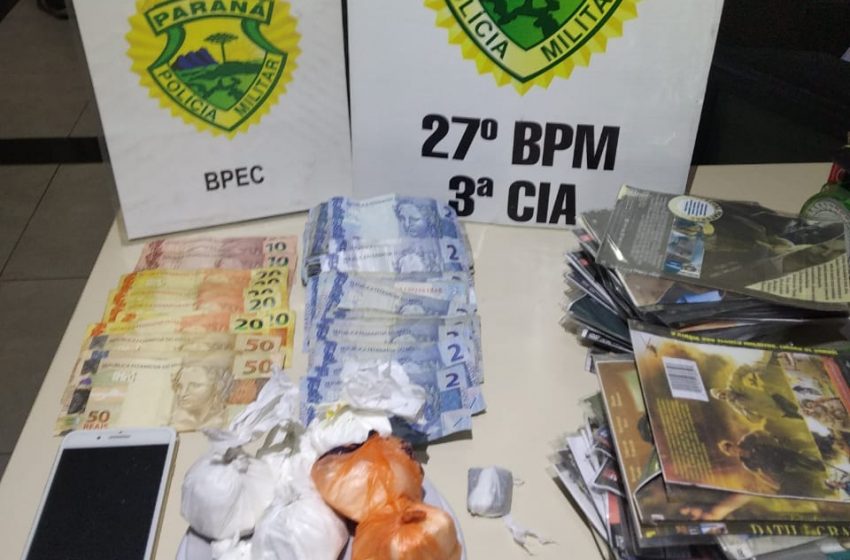  PM desarticula mais um ponto de tráfico de drogas em São Mateus do Sul