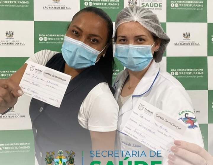  Começa a vacinação contra a Covid-19 em São Mateus do Sul