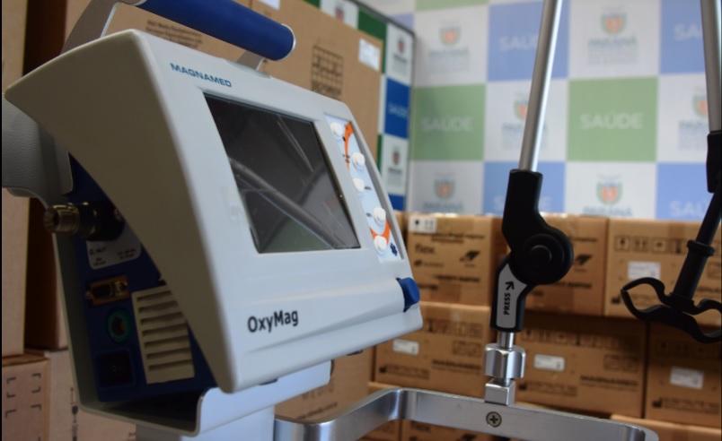  Saúde recebe equipamentos que podem viabilizar até 70 novos leitos de UTI no Paraná