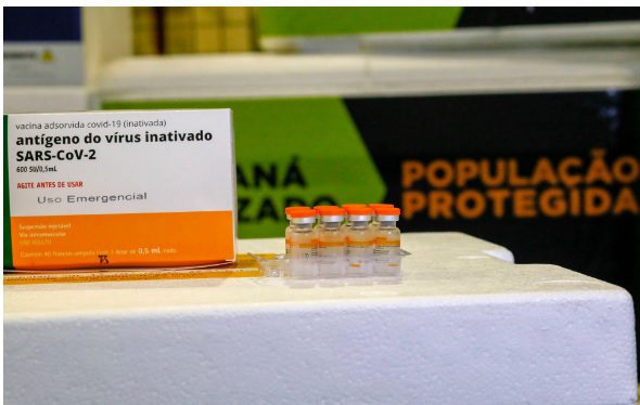  Paraná recebe nova remessa e ultrapassa 1 milhão de doses de vacina