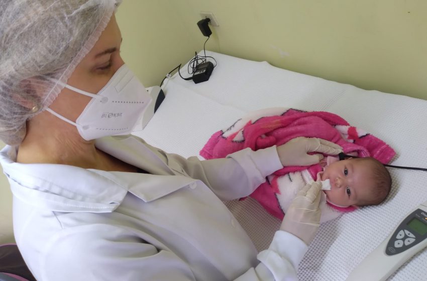  Teste da orelhinha é realizado em mais de 40 bebês no HMDPF