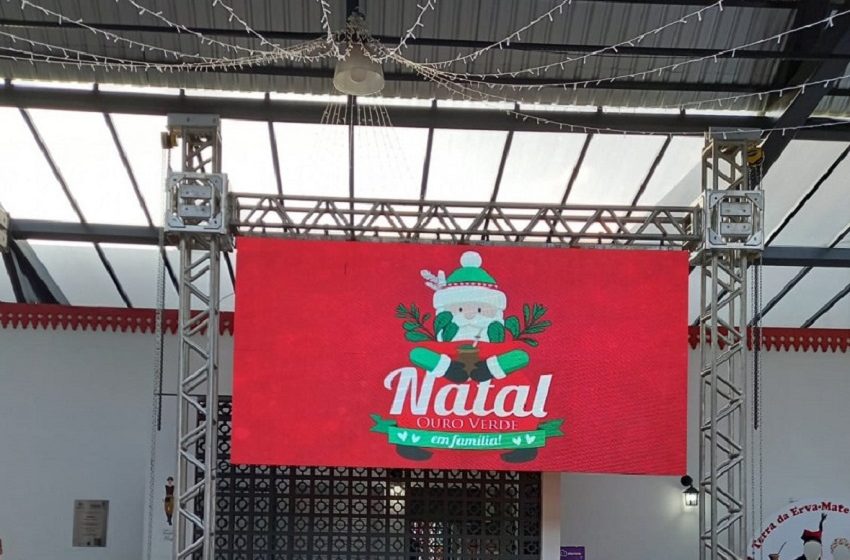  Organização do Natal de São Mateus do Sul inova e anuncia projeção de imagens do palco no telão