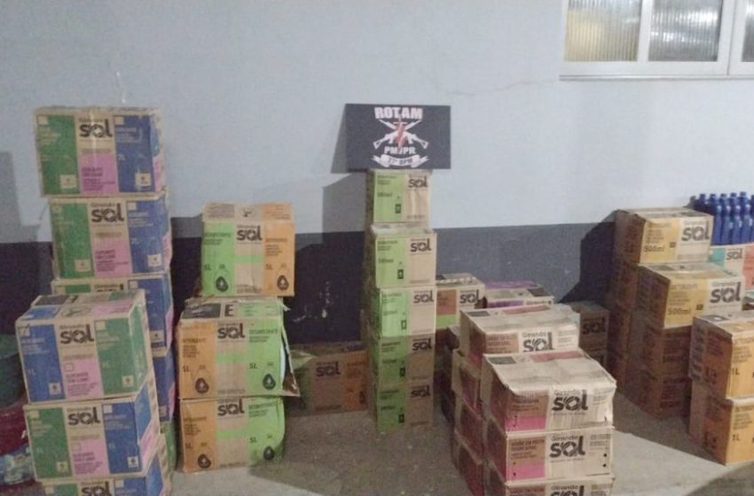  Após denúncia, polícia recupera mais produtos de limpeza relacionados a roubo em Garuva (SC)