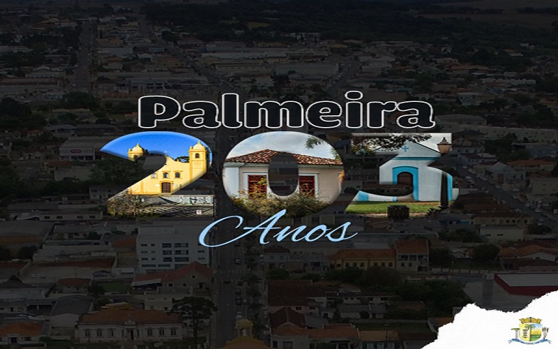  Prefeitura divulga programação oficial do aniversário de 203 anos de Palmeira