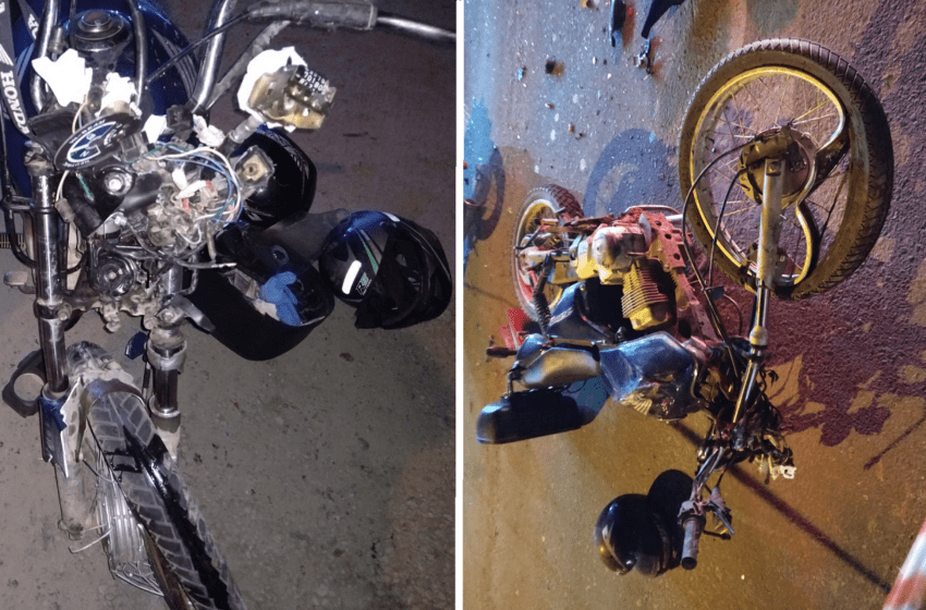  Acidente entre duas motos, uma delas conduzida por adolescente, mata homem de 53 anos