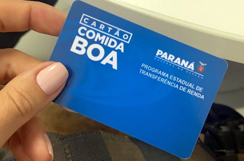  Cartão Comida Boa vai beneficiar mais de 22 mil novas famílias paranaenses