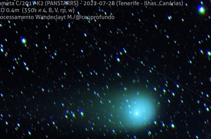  Cometa K2 chega ao ponto mais próximo da Terra nesta quinta-feira