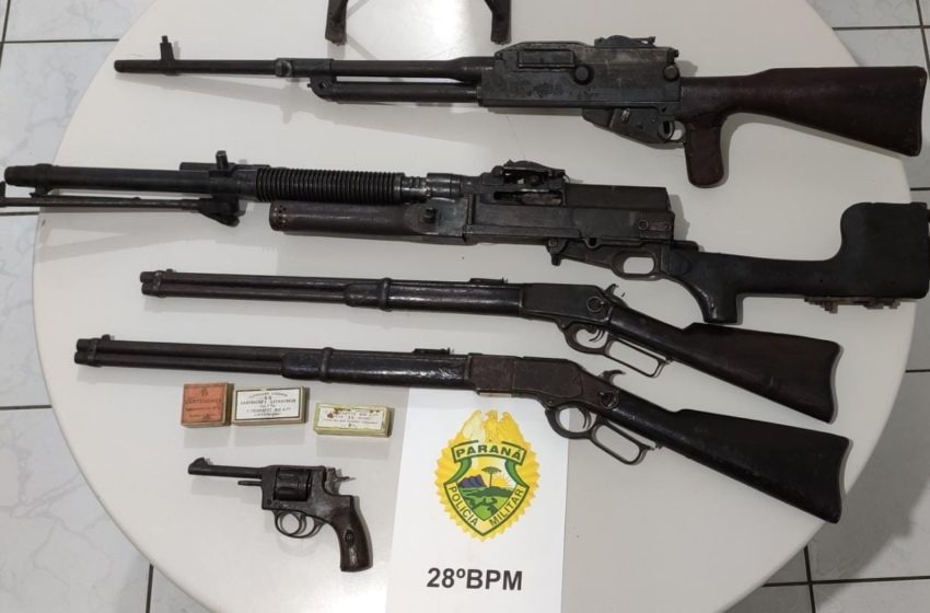  Parte do armamento furtado do Museu de Armas da Lapa é recuperado pela PM após denúncia