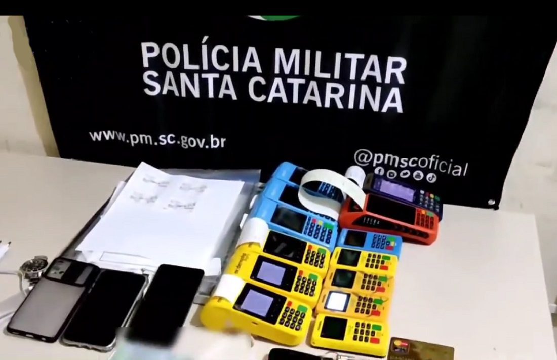  Golpe comum de recolhimento do cartão de crédito é interrompido pela PM de Porto União