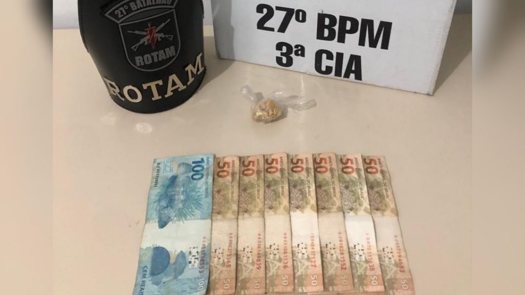  ROTAM prende suspeito de tráfico de drogas em São Mateus do Sul