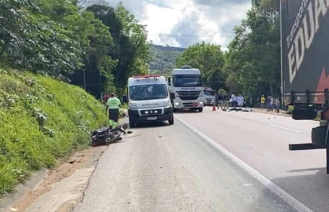  Acidente com óbito de motociclista na região da Serrinha, BR-277 em São Luiz do Purunã