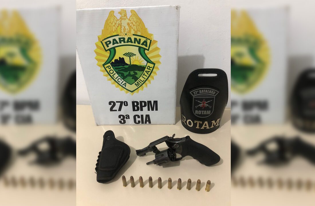  ROTAM prende homem de Três Barras por posse de arma de fogo furtada em Canoinhas no ano de 2018