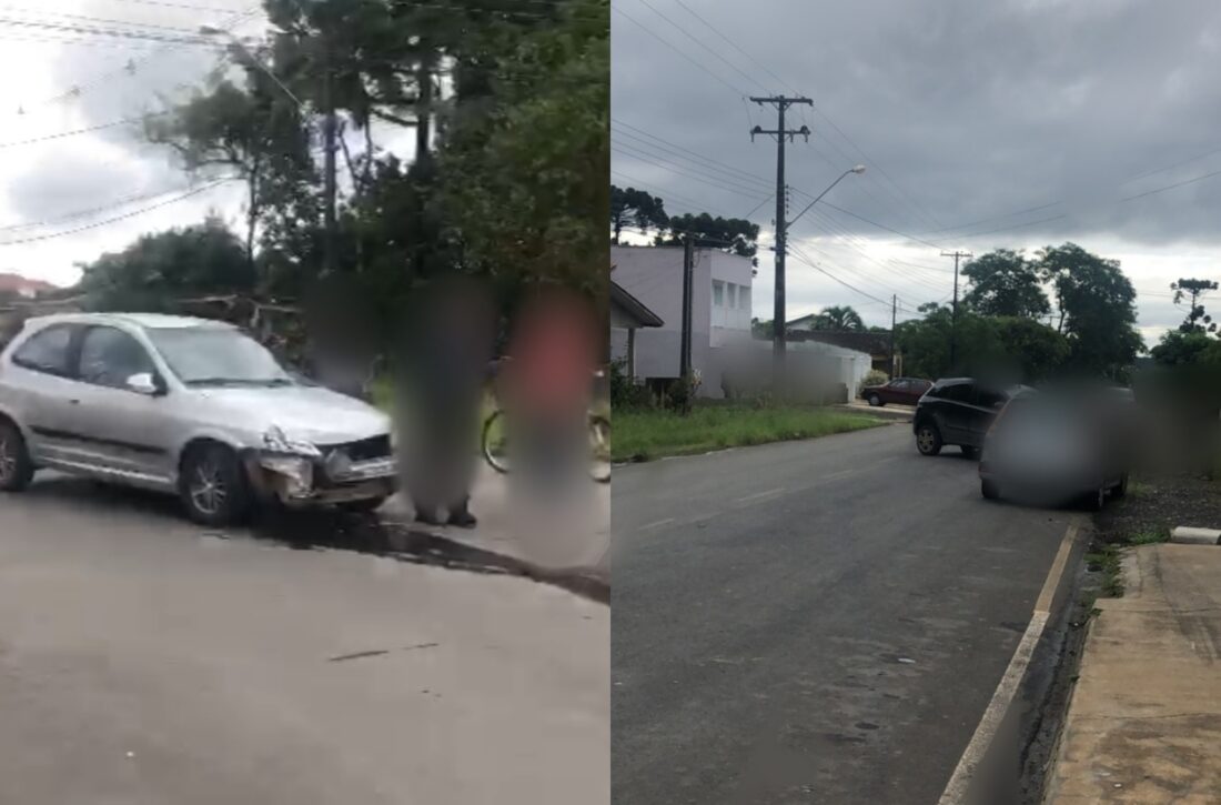  Acidente de trânsito envolve dois carros em São Mateus do Sul