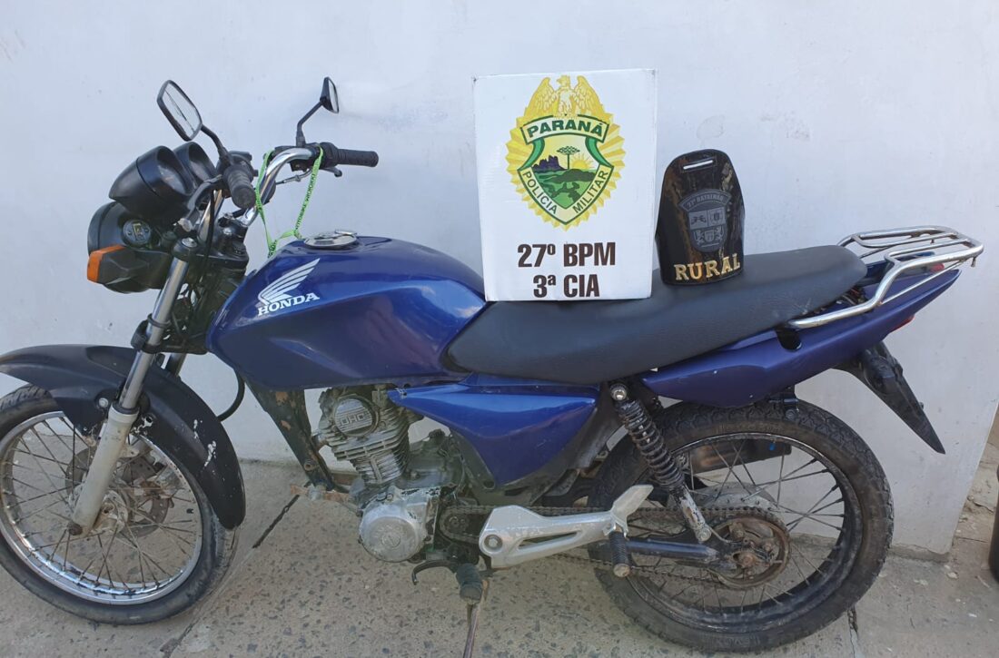  Homem é preso suspeito de receptação de moto em São Mateus do Sul