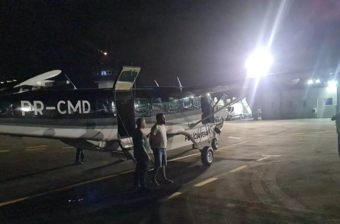  Vereador de Três Barras volta preso de Brasília em avião do sistema prisional