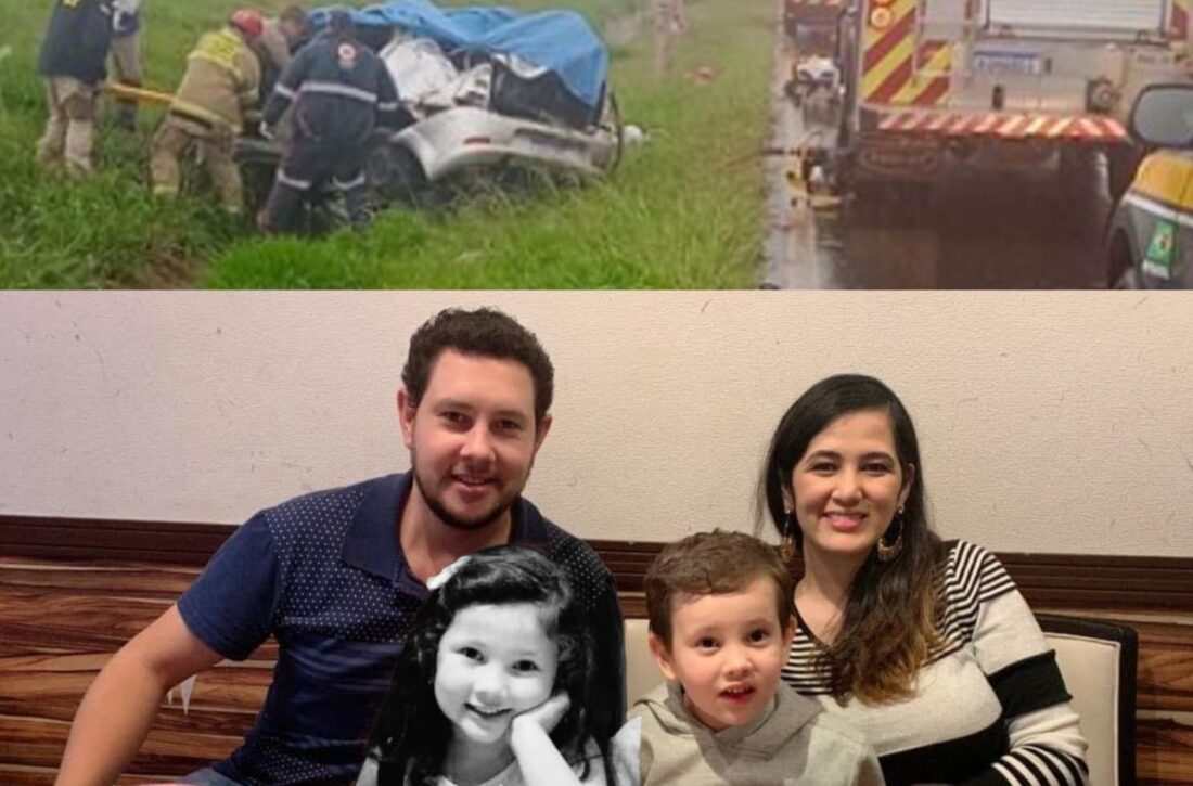  Tristeza: família que sofreu acidente na BR-376 seguia para velório de cunhado