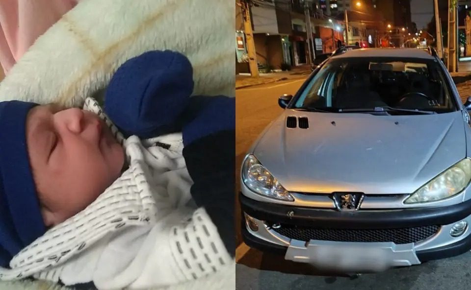  Com ‘pressa de vir ao mundo’, bebê nasce dentro de carro em posto de combustíveis no PR