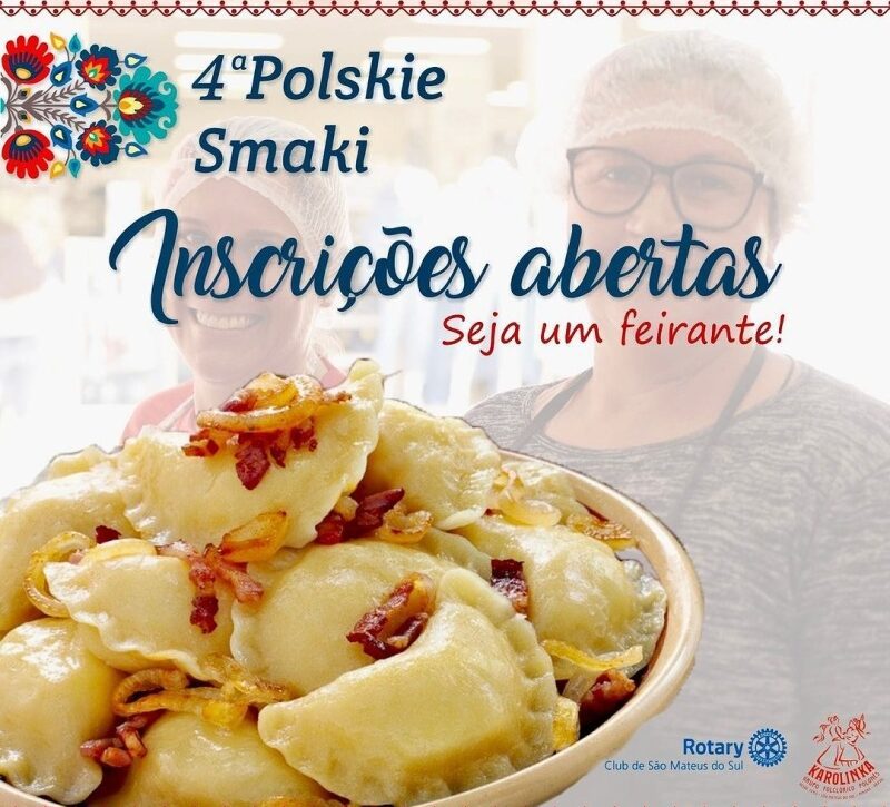  Inscrições abertas para feirantes na IV Polskie Smaki, em São Mateus do Sul