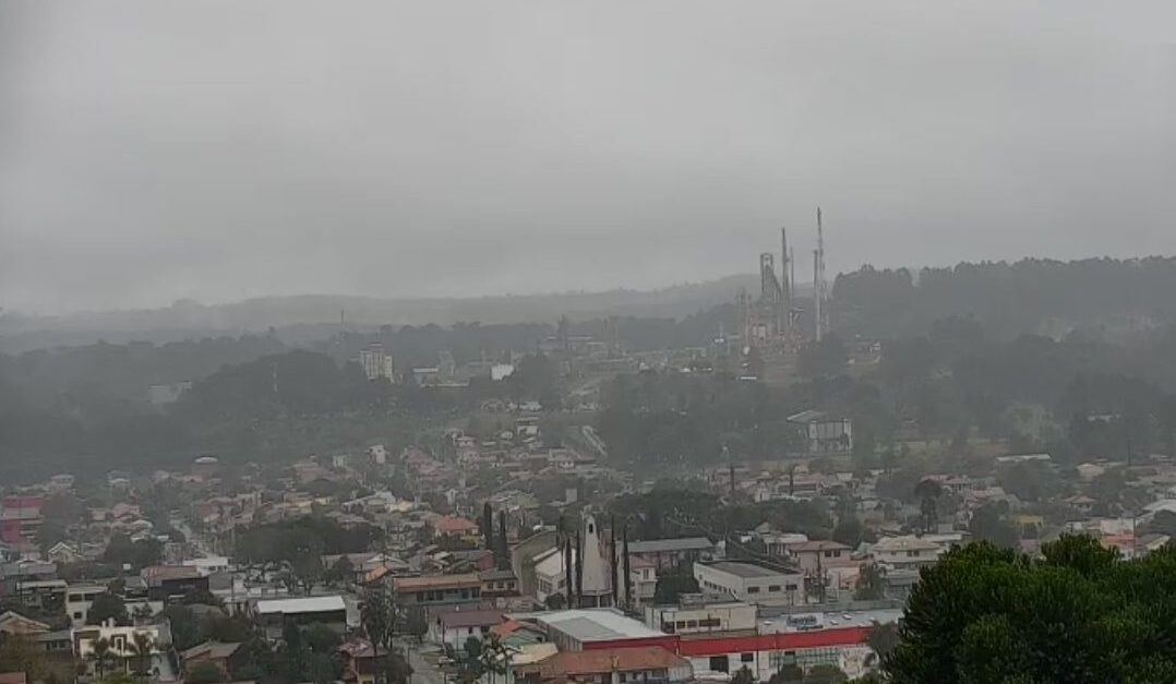  Semana será marcada por chuva e queda nas temperaturas em São Mateus do Sul