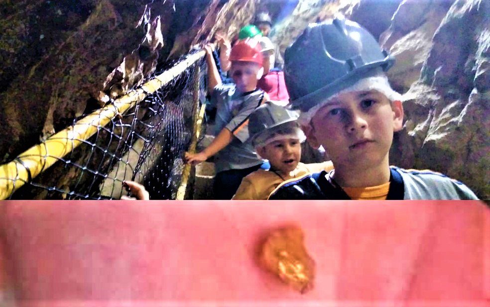  No Brasil, um aluno de 12 anos encontra pepita de ouro em excursão escolar em mina desativada