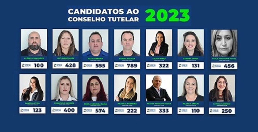  Confira a lista dos candidatos para o Conselho Tutelar de São Mateus do Sul 2024/2028