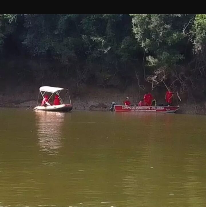  Pai, mãe e duas crianças caem de bote em represa  no Paraná e homem desaparece