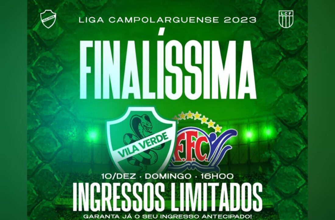  Vila Verde impõe domínio no primeiro confronto da final da Campolarguense 2023; final será neste domingo (10)