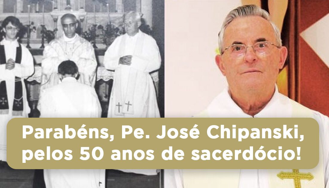  Pe. José Chipanski completa 50 anos de sacerdócio, mais de uma década apenas em São Mateus do Sul