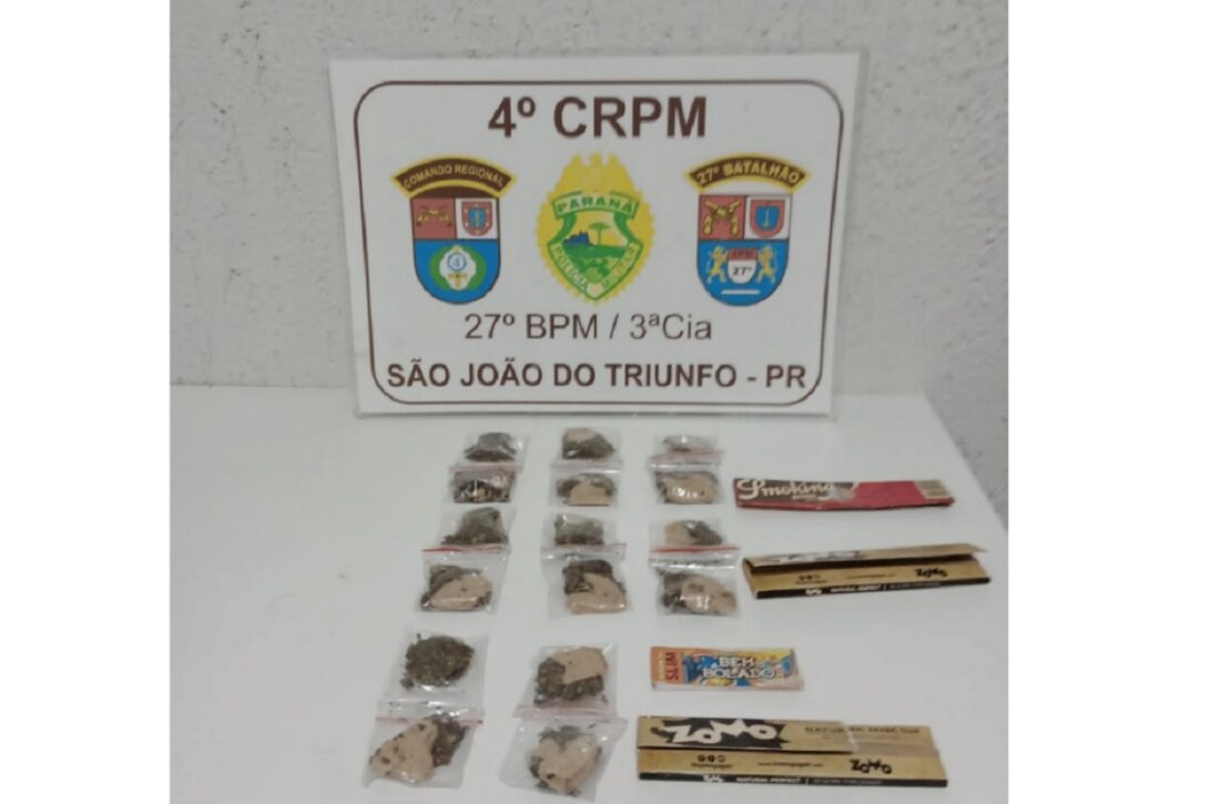  Polícia apreende porções de droga embalada em frente à boate em São João do Triunfo