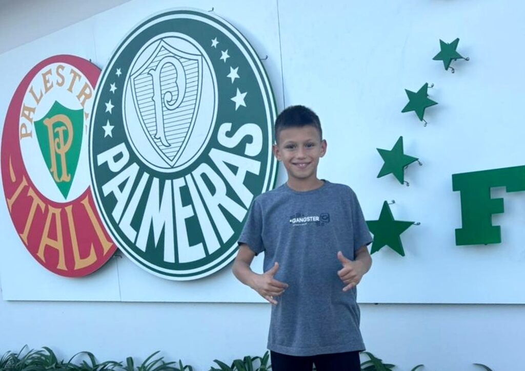  Jovem talento de São Mateus do Sul é contratado pelo Palmeiras aos 11 anos