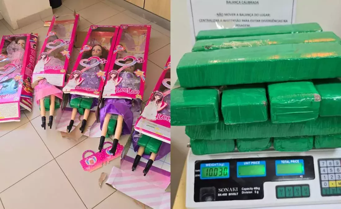  Drogas são encontradas dentro de caixas de boneca em rodoviária do Paraná